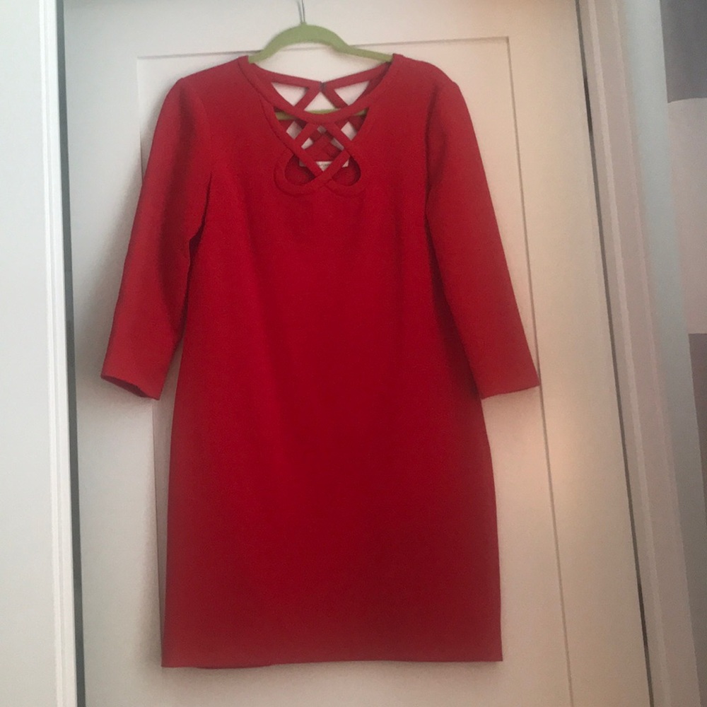 DVF Red Dress